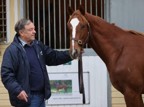 Karl Jörg mit Little Lord, einem Halbbruder zu Little Lady