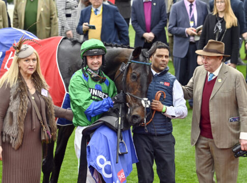 Old Park Star nach seinem Gruppe I-Sieg in Cheltenham Foto: Sorge