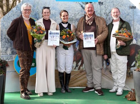 Siegerehrung nach der Wintermeisterschaft