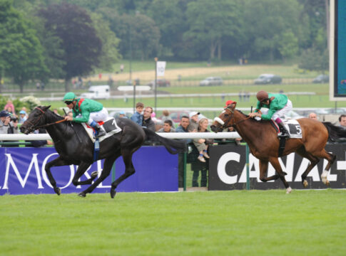 2008 gewinnt Sageburg den Prix d'Ispahan für den Aga Khan Foto: France Galop/Scoop Dyga