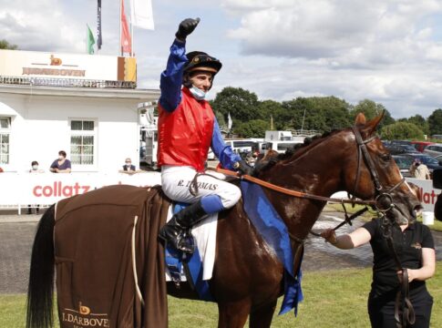 In Swoop siegt unter Ronan Thomas im IDEE 151. Deutsches Derby, Gr.1