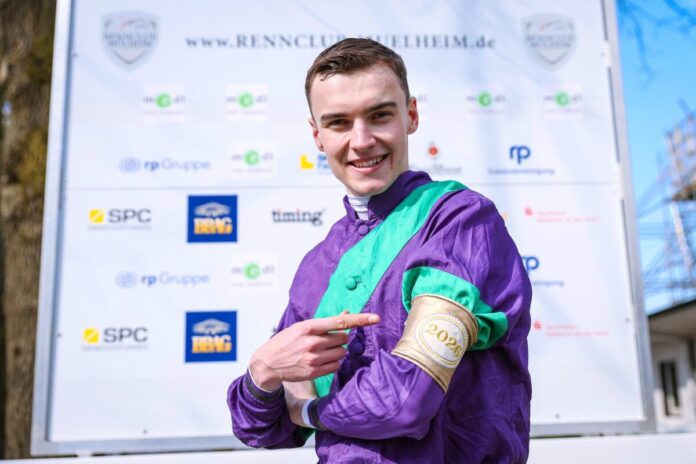 Leon Wolff mit der goldenen Armbinde