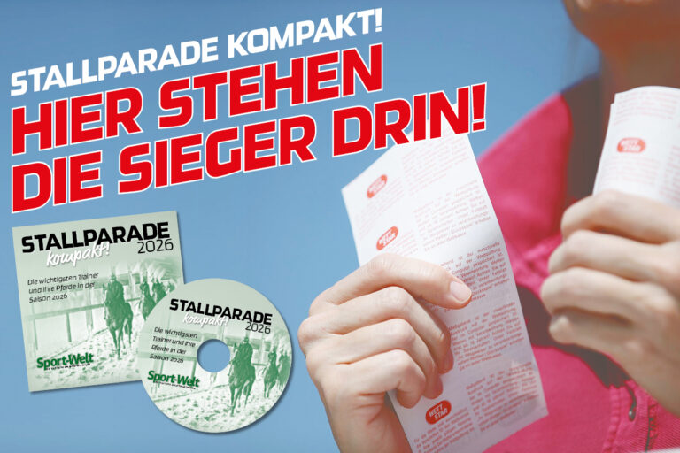 Hier stehen die Sieger drin! – Schnell noch Stallparade kompakt sichern