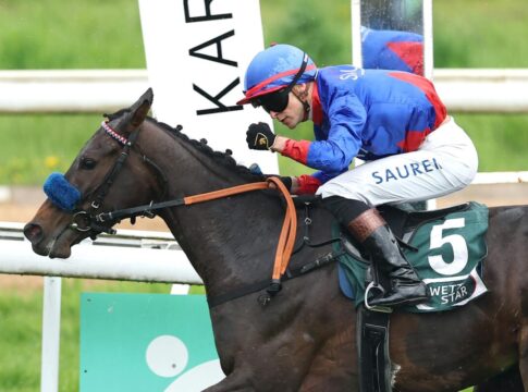 Santa Catarina siegt unter Thore Hammer-Hansen im Karin Baronin von Ullmann - Schwarzgold-Rennen, Gr.3