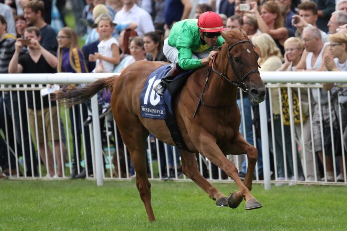 Porthilly siegt unter Fabrice Veron im Westminster Fliegerpreis