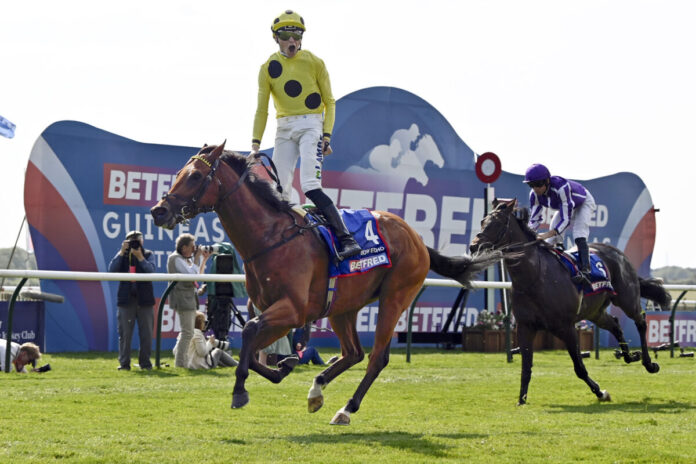 Bow Echo bei seinem Guineas-Sieg unter Billy Loughnane Foto: Sorge