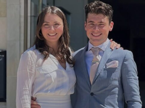 Hindernisreiter Byrony Frost und Baptise Le Clerc nun eine Ehepaar Bryony Frost (nun Le Clerc) und Baptiste Le Clerc (Instagram-Kanal Bryony Frost)
