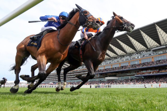Scandinavia (re.) gewinnt den Gold Cup in Royal Ascot gegen Trawlerman Foto: Sorge