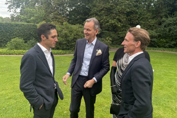 Starke Abschied Christophe Soumillon, Dr. Andreas Jacobs und Andrasch Starke