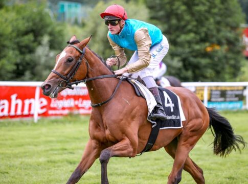 Röttgenerin Dacant im Handgalopp zum Sieg im Harz Dacant siegt unter Martin Seidl