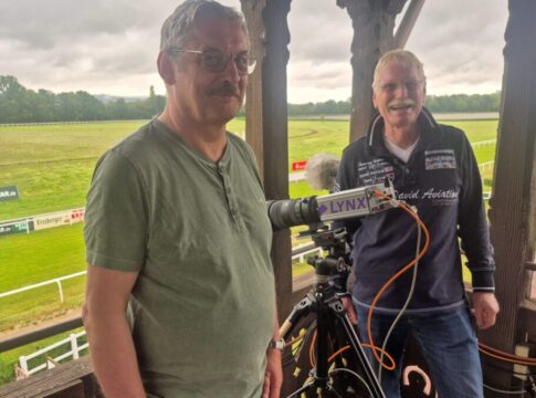 Neue Zielfotoanlage feiert Premiere in Dresden Andreas Dost und Andreas Cassuben