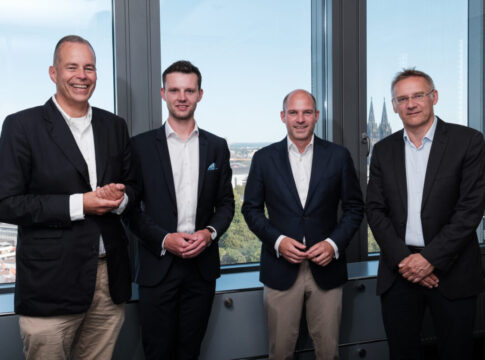 Sascha Leisten, Sören Braun, Philipp Hein und Eckhard Sauren (Foto: Peters)