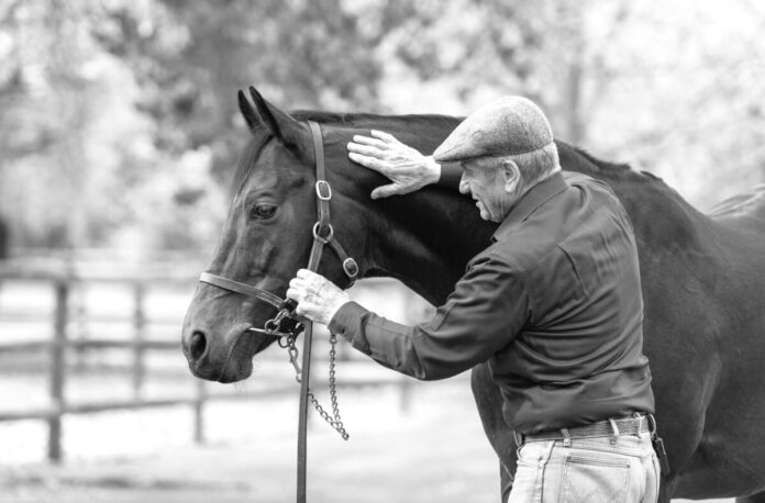 Monty Roberts mit Silvano