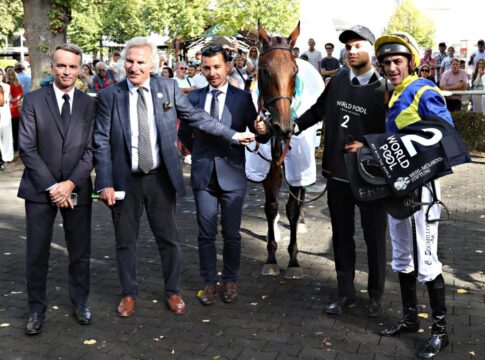 Goliath siegt unter Christophe Soumillon im Mehl-Mülhens-Stiftung - 64. Preis von Europa