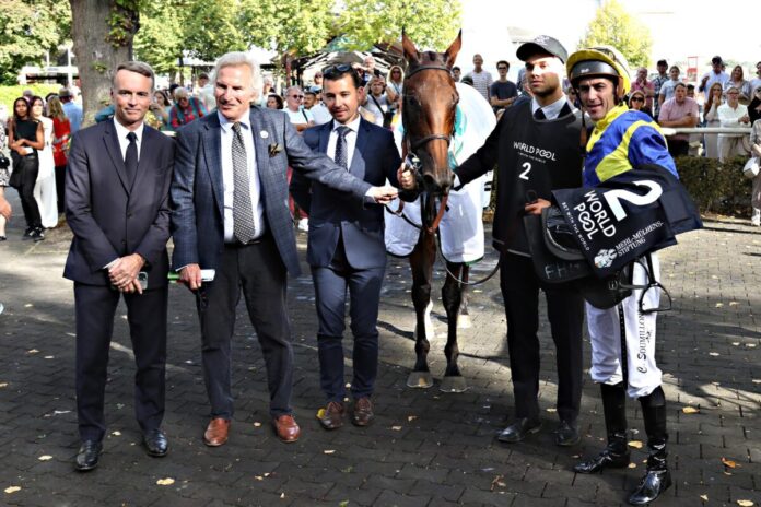 Goliath siegt unter Christophe Soumillon im Mehl-Mülhens-Stiftung - 64. Preis von Europa, Gr.1 Goliath siegt unter Christophe Soumillon im Mehl-Mülhens-Stiftung - 64. Preis von Europa