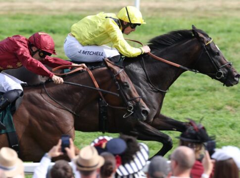 Saddadd siegt unter Jack Mitchell im Wettstar.de - 156. Grosser Preis von Baden, Gr.1
