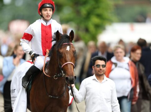 Englishman nach dem Sieg in der Kölner Union