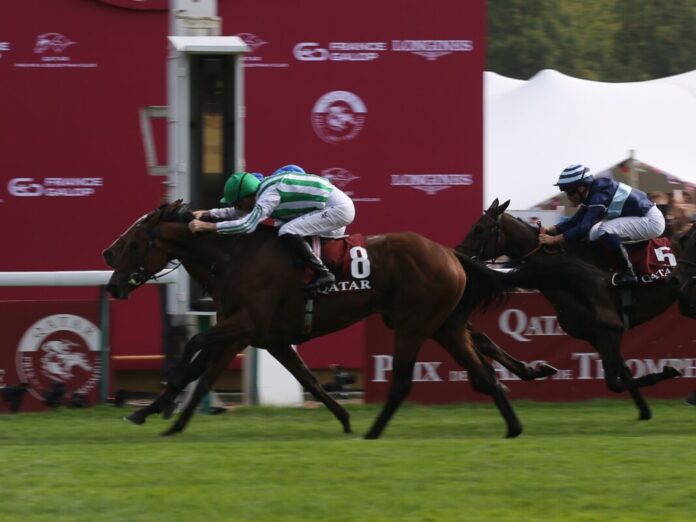 SpW26LongchampBoussacGreen Empressunter Soumillon siegt knapp Foto hemke EY5B0301 Green Empress