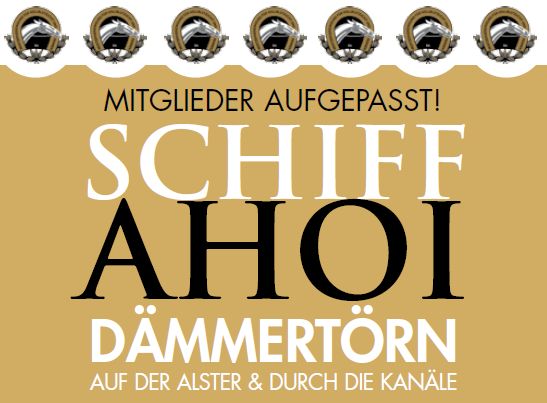 „Schiff Ahoi“ – BV lädt Mitglieder auf die Alster ein