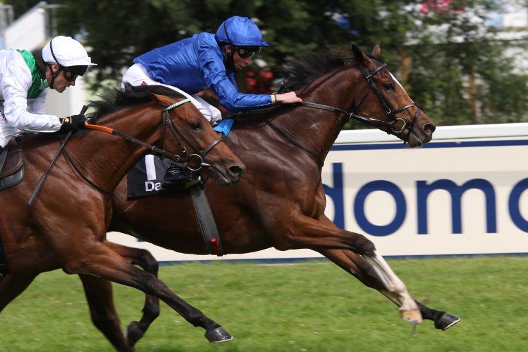 Barney Roy beim Sieg gegen Quest the Moon