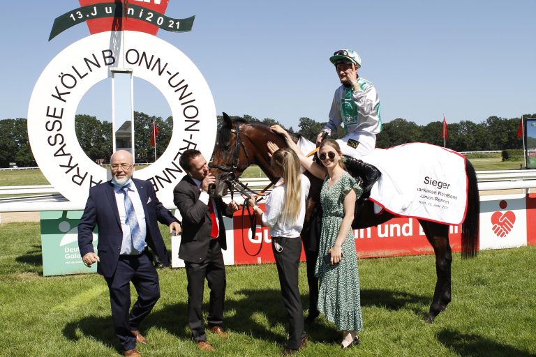 Best of Lips nach dem Sieg im Union-Rennen