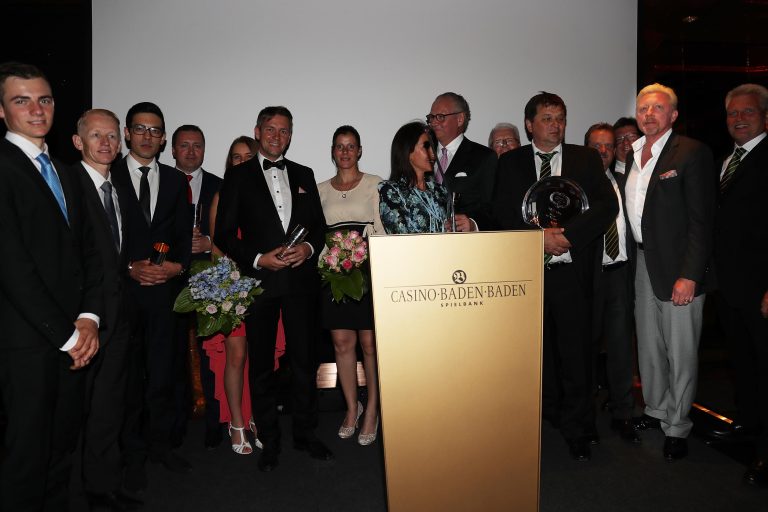 Mit Boris Becker: Feierliche Championatsehrung