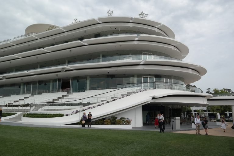 Die Rennbahn in Flemington Foto: Adam