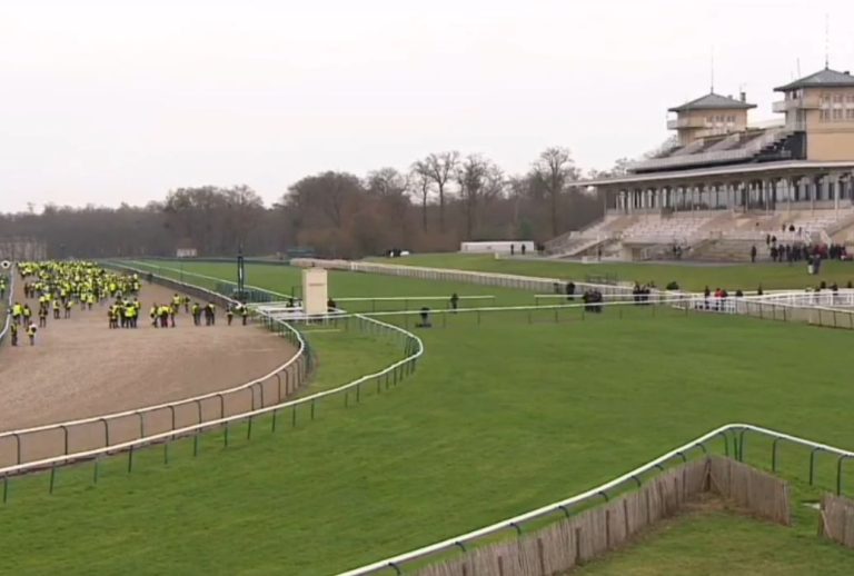 Rund 1000 „Gelbwesten“ demonstrieren in Chantilly