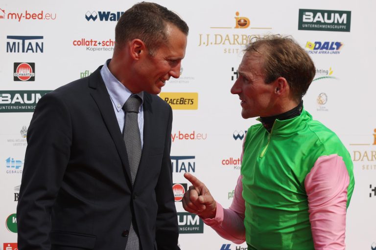 Henk Grewe (li.) mit Andrasch Starke