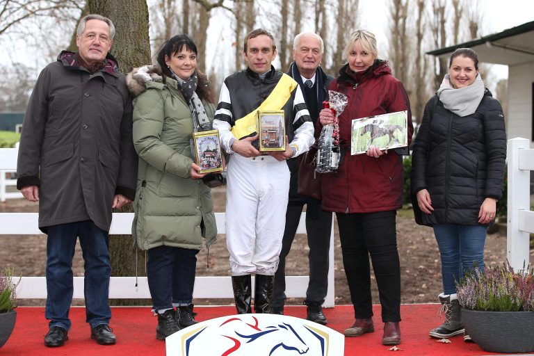 Team Herr Juergensen bei der Siegerehrung