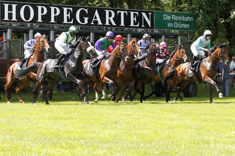 Sonntag ist der Renntag des Sports auf der Rennbahn Hoppegarten
