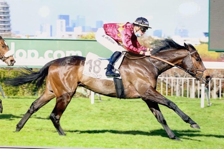 Jack O'boy beim Sieg im März (Bild: France Galop)