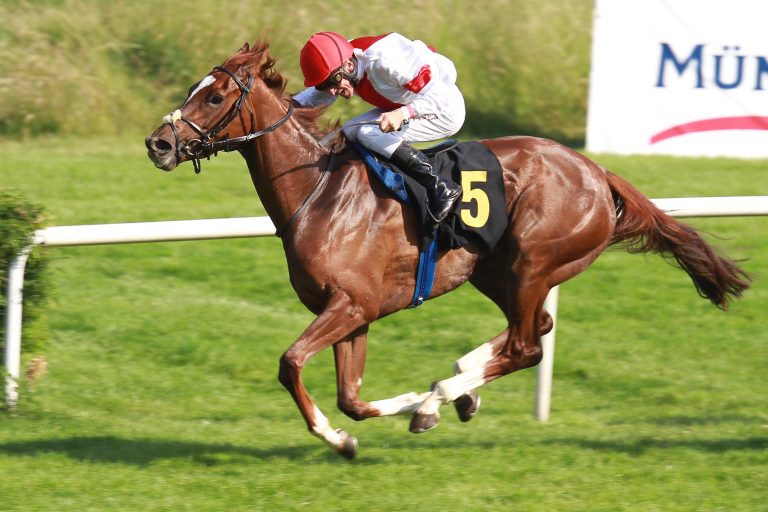 Longina in voller Aktion