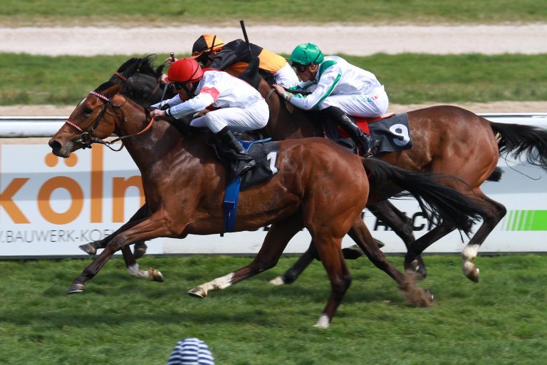 Lovelyn mit Andrasch Starke im Mailänder Gruppe I-Examen