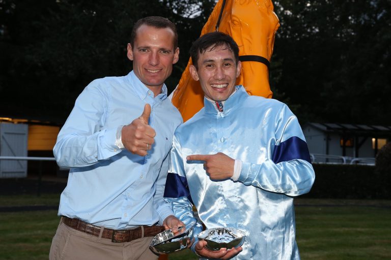 Henk Grewe (li.) und Bauyrzhan Murzabayev