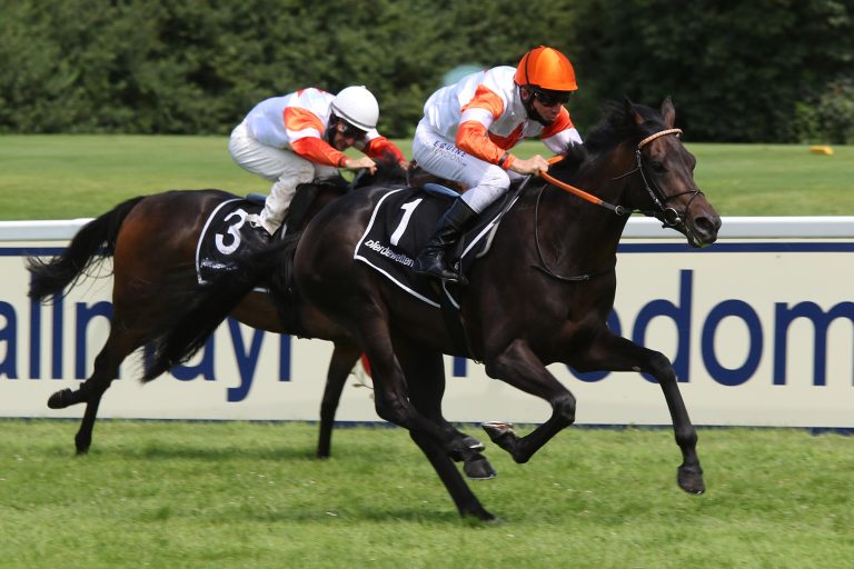 Nante bei seinem Sieg als Zweijähriger