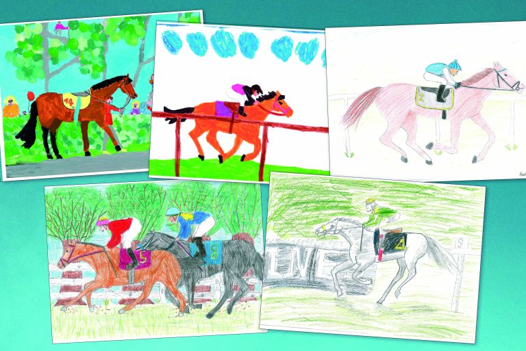 Kinder-Malwettbewerb: Sieger als Postkarten-Set