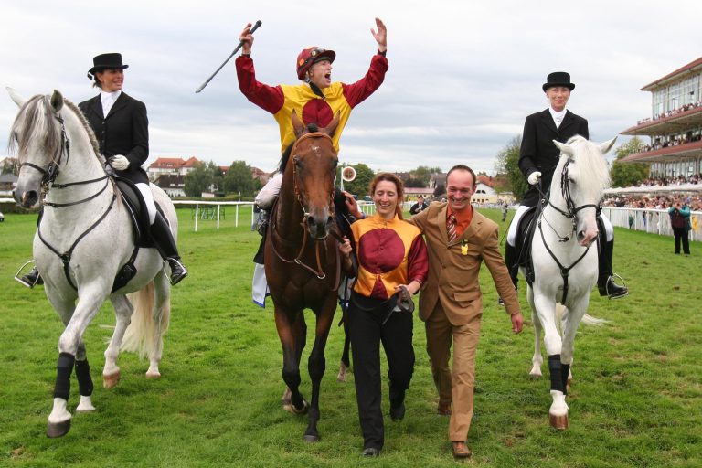 Prince Flori nach dem Sieg im GP von Baden