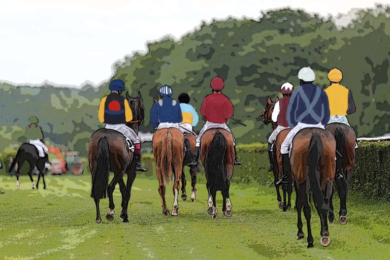 Ihre Rennfarbe inmitten der Berühmtheiten!