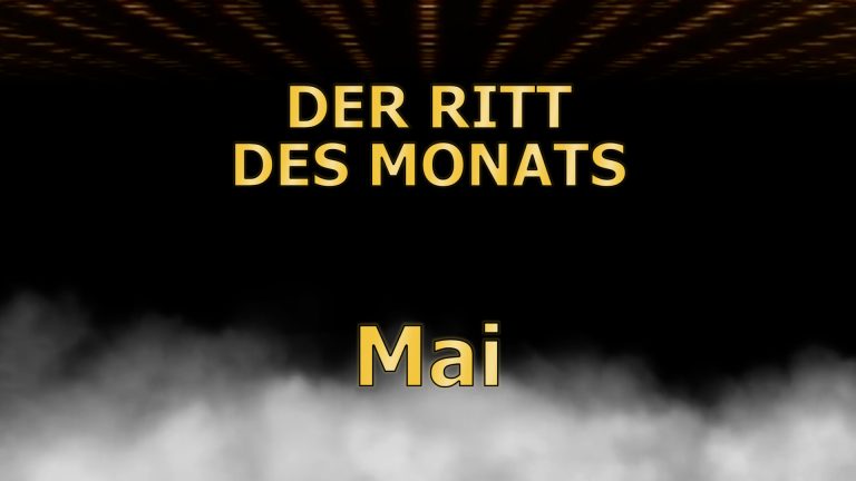 Hier ist Ihr Ritt des Monats Mai 2020