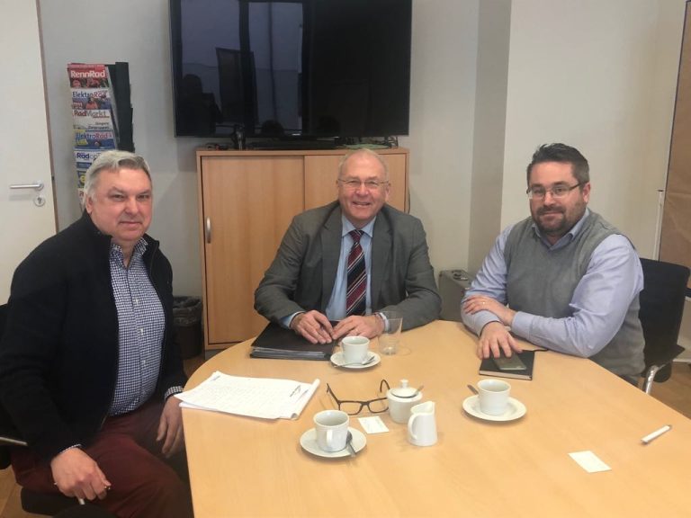 Dr. Michael Vesper zu Besuch bei der Sport-Welt