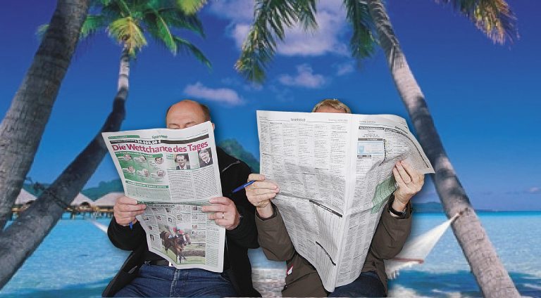 Urlaubsgrüße an die „Sport-Welt“