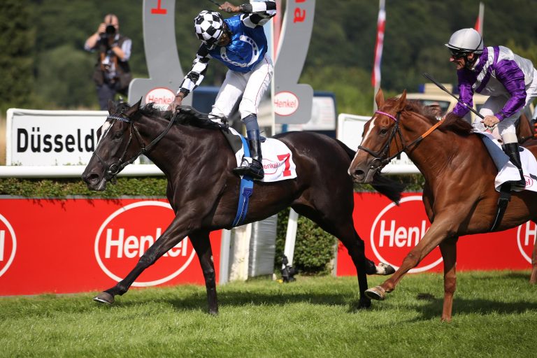 Turfdonna beim Diana-Sieg unter Eddie Pedroza