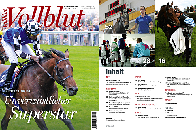 Neue Ausgabe der Vollblut erschienen