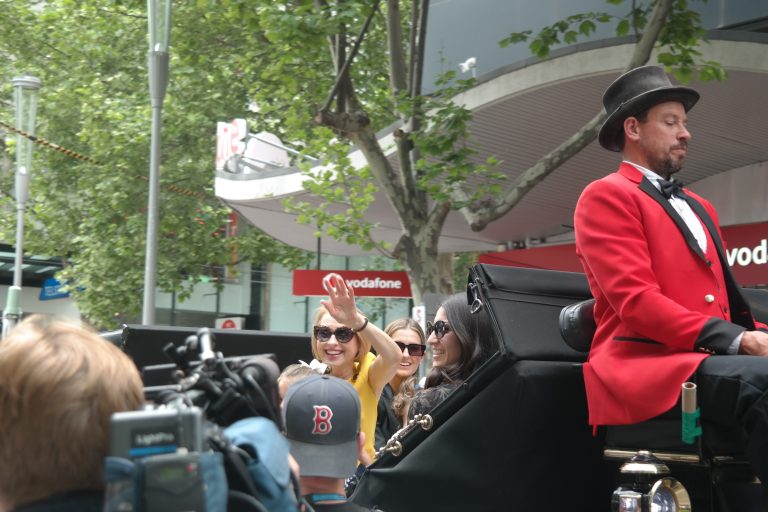 Melbourne bei Cup-Parade im Ausnahmezustand