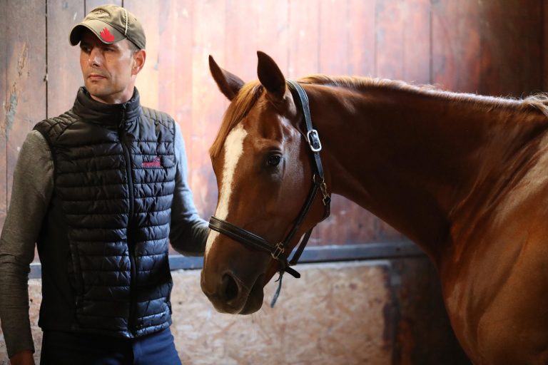 Torquator Tasso und Trainer Marcel Weiß
